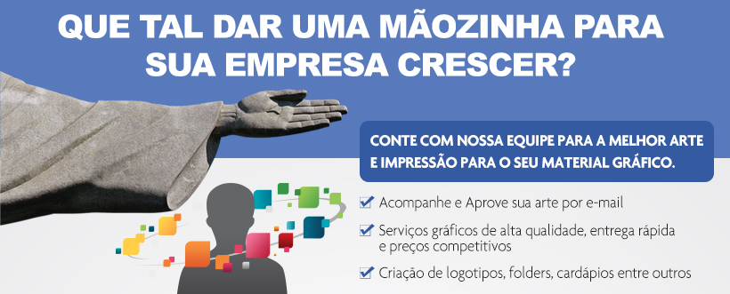 Gráfica rápida, arte profissional, impressão de alta qualidade, preços competitivos, entrega 24h